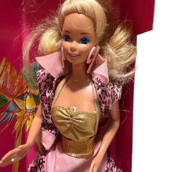 Barbie Animal Lovin Safari Doll Original Box 1988 NO PANDA - Picture 2 of 8